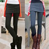 Hot Sale High Waist Women Cotton Leggings with Crystals (89526)