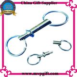 Metal Key Ring with Spring Plug (M-MK65)