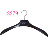 Wholesale Custom Brand Sportwear Wide Shoulder Plastic Suit Hanger