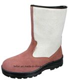 Suede Leather High Ankle Safety Boots with Different Color