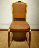 Metal Iron Hotel Banquet Chair with PU Cushion