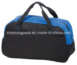 Promotional 600d Polyester Magic Tape Pocket Sports Duffle Bag