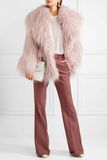 2017 High Quality Luxury Oversized Faux Fur Coat for Women