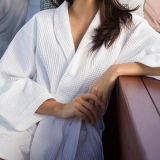 Hotel Collection Waffle Weave Robe, 100% Cotton (DPH7425)