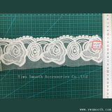Wholesale Embroidery Lace Clothing Accessories Water Soluble Cotton Fabric Textile