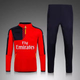 2016 Fall Red Football Sports Wear Long Sleeved Training Suit