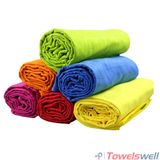 Imprinted Microfiber Suede Sports Towel