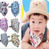 High Quality Soft 100% Cotton Bandana Baby Bib