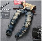 Super Stretch Denim Ripped Boys Skinny Jean