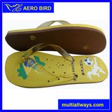 New Design Brazil Football Print Casual Style Sandal (14D189)