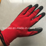13G Latex Crinkle Coated Labor Protective Industrial Gloves