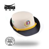 Woven Badge Female New Pattern Bucket Hat with String