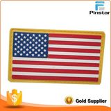 Custom Garment Accessories Us Flag Soft Rubber PVC Patch