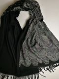 Cashmere Wool Print Shawl