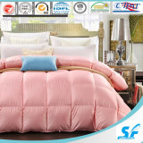 Pink Color 50% White Goose Down and Feather Comforter