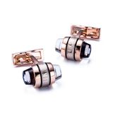 VAGULA Snow Gemelos Men Jewelry Cufflinks 670