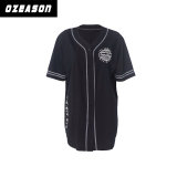 Latest Design Fashion Black Dri Fit Custom Baseball Jersey (B015)