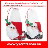 Christmas Decoration (ZY14Y23-3-4 24CM) Boot Christmas Santa China Fabric
