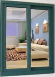 Australian Standard Thermal Break Aluminum Sliding Window with Green Color