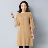 Ladies Knitwear Dress Long Style Factory Price
