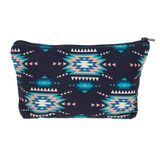 Indian Mint Women Aztec Portable Type Make up Bags Cosmetic Bag Maleta De Maquiagem Bags Cases Storage Travel Makeup Bags Brand