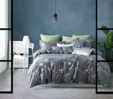 Luxury 100% Cotton Bedding Sets (Gem, Grey)