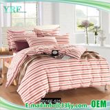 Pink Stripe Cotton Plain Wholesale Bed Cover Hotel