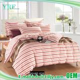 Pink Stripe Cotton Plain Wholesale Bed Cover Hotel