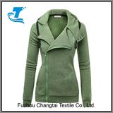 Women's Oblique Full-Zip Casual Hoodie Fleece Jackets