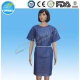Isolation Patient Gown for Women, Disposalbe Isolation Patient Gown