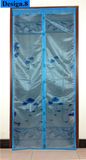 Automatically Closing Mosquito Netting Curtains for Doors