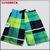 Plaid Men's Beach Shorts with Good Quality