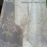 Fashion Design Golden Rope Embroidery Style on Voile