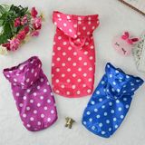 Colorful Dots Dog Clothes Pet Rain Coat