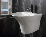 Sanitary Ware Ceramic One-Piece of Wall Hung Basin for Bathroom 6103