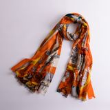 European Style Fashion Classical Printing Pashmina Wool Shawl