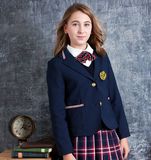 2014 School Uniform with Skirt for Girls