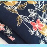 Light Weight Rayon Fabric with Floral Printed for Women Garments