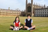 New Fashion School Uniform Red and Black Vest