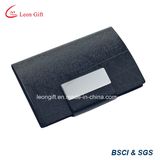 Wholesale Metal PU Leather Business Name Card Holder