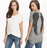 Fashion Casual Loose Cheap Custom Print Women T Shirt