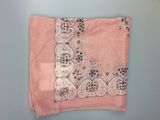 Women Pink Kerchief Scarf Fashion Square Shawl Fashion Accessory Supplier