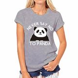 Women Lady Girls Cartoon Panda Animal Holiday Tops T Shirts