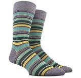 Stripe Patten Design Crew Sock