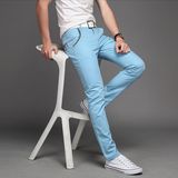 Men Cotton Fashion High Quality Casual Long Pants