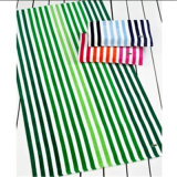 Cotton Velour Stripe Soft Bath Towel Beach Towel