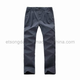 Dark Gray Cotton Spandex Men's Trousers (GA124)