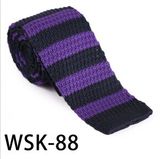 Men's Fashionable 100% Polyester Knitted Necktie (WSK-88)