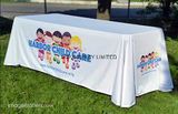 Trade Exhibition Printed Polyester Tablecloth