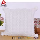 High Quality Acrylic Knitted Macrame Fashion Plain Cushion